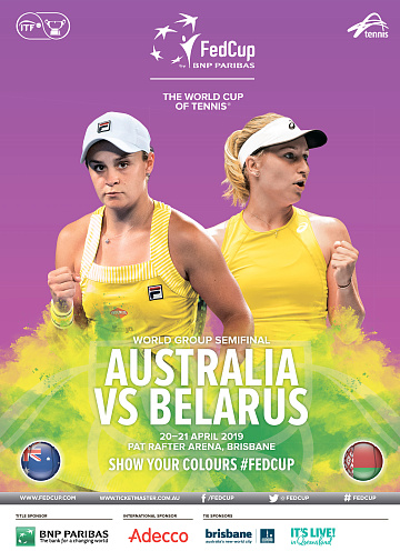 20-21 АПРЕЛЯ. Fed Cup by BNP Paribas. Австралия - Беларусь